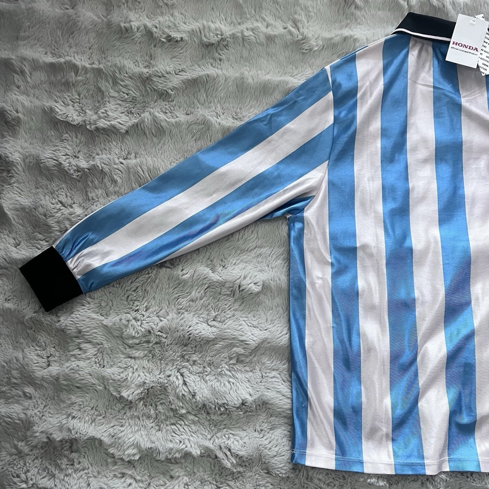 Honda Long Sleeve Striped Soccer Jersey Polo Tree Brandβ New w/ Tags Size M - Picture 11 of 13